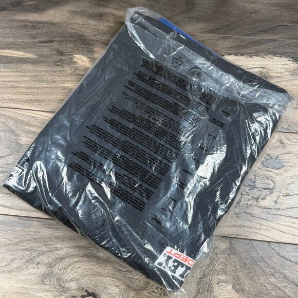 NWT Harley Davidson #1 Victory Mens 3XL Blue Cotton Twill Colorblock Shirt - Picture 5 of 5